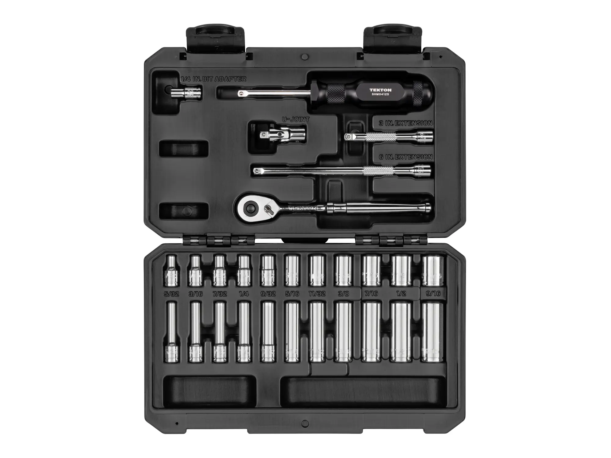 1/4 Inch Drive Socket and Ratchet Set